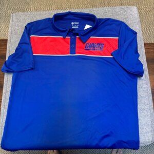 NFL New York Giants Men's Polo T-Shirt, Large